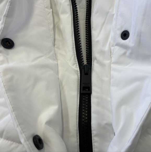NWT Stunning Michael Kors Belted White Winter Coat Designer MK Jacket S M L XL - Picture 10 of 16